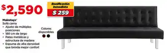 Bodega Aurrerá Mainstays Sofá cama oferta