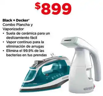 Black + Decker Combo Plancha y Vaporizador