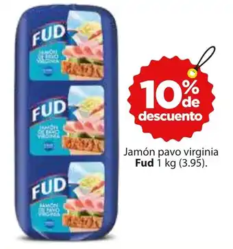 Zorro Jamón pavo virginia Fud 1 kg (3.95). oferta