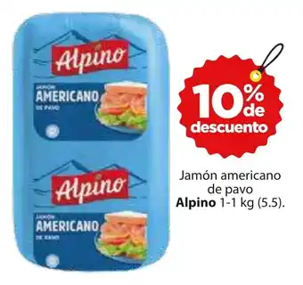 Zorro Jamón americano de pavo Alpino 1-1 kg (5.5). oferta