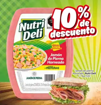 Jamón de pierna horneado Nutri Deli 1-1 kg (5.0).