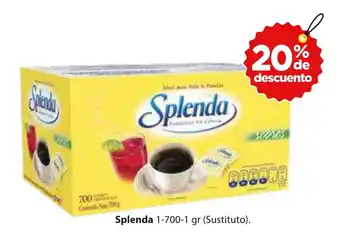 Splenda 1-700-1 gr (Sustituto).