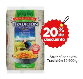 Arroz súper extra Tradición 10-900 gr.