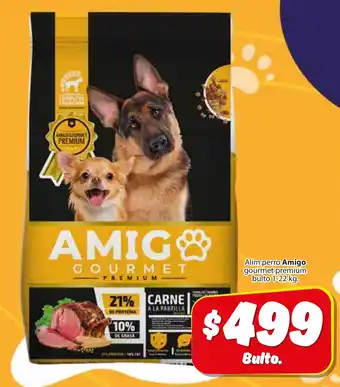 Zorro Alim perro Amigo gourmet premium bulto 1-22 kg. oferta