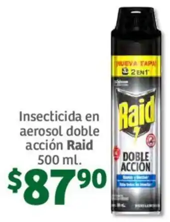 Soriana Híper Raid Insecticida en aerosol doble acción 500 ml oferta