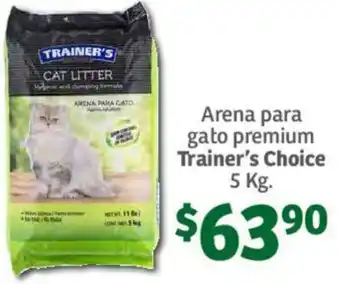 Soriana Híper Trainer's Choice Arena para gato premium 5kg oferta