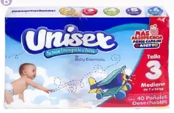 Soriana Híper Pañal Unisex etapa 3 de 40 piezas oferta