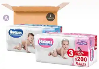 Soriana Híper Pañal Huggies ultraconfort etapa 3 niña o niño 200 piezas oferta