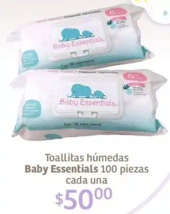 Soriana Híper Baby Essentials Toallitas húmedas 100 piezas cada una oferta