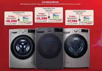 Sam's Club LG Lavasecadoras 12 kg oferta