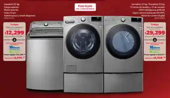 Sam's Club LG Lavadora 25 kg Carga superior Motor Inverter oferta