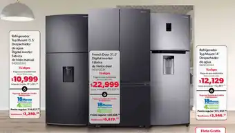 Sam's Club Samsung Refrigerador Top Mount 15.5' oferta