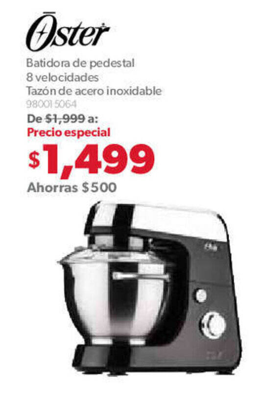 Sam's Club Oster Batidora de pedestal 8 velocidades oferta