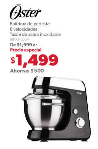 Sam's Club Oster Batidora de pedestal 8 velocidades oferta
