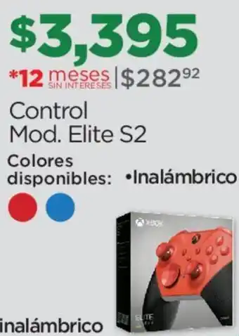 Chedraui Control Mod. Elite S2 oferta