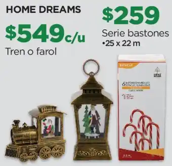 Chedraui HOME DREAMS Tren o farol oferta