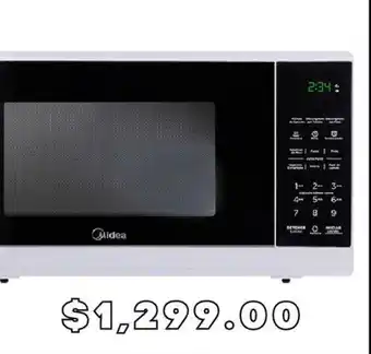 Muebles América HORNO DE MICROONDAS MIDEA MMDF07S2BW 0.7 PIES BLANCO oferta