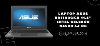 LAPTOP ASUS BR1100CKA 11.6" INTEL CELERON N4500 64 GB