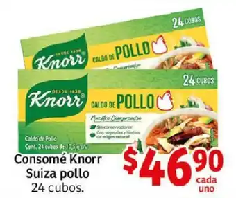 Soriana Híper Consomé Knorr Suiza pollo 24 cubos oferta