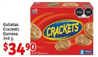 Soriana Híper Galletas Crackets Gamesa 348 g. oferta