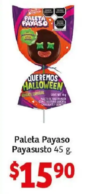 Paleta Payaso Payasusto 45 g.