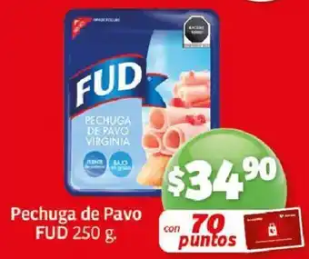 Soriana Híper Pechuga de Pavo FUD 250 g. oferta