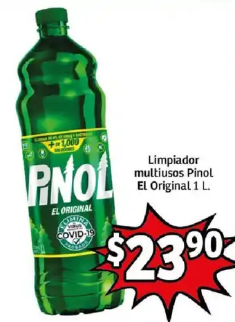 Soriana Híper Limpiador multiusos Pinol El Original 1 L. oferta