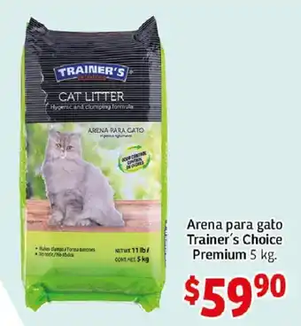 Soriana Híper Arena para gato Trainer's Choice Premium 5 kg. oferta