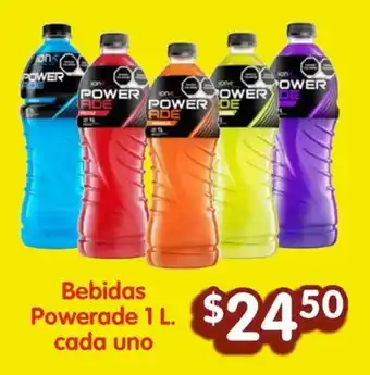 Soriana Híper Bebidas Powerade 1 L. oferta
