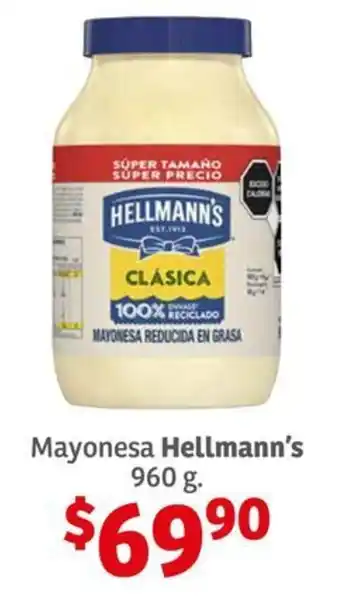 Soriana Híper Mayonesa Hellmann's 960 g. oferta