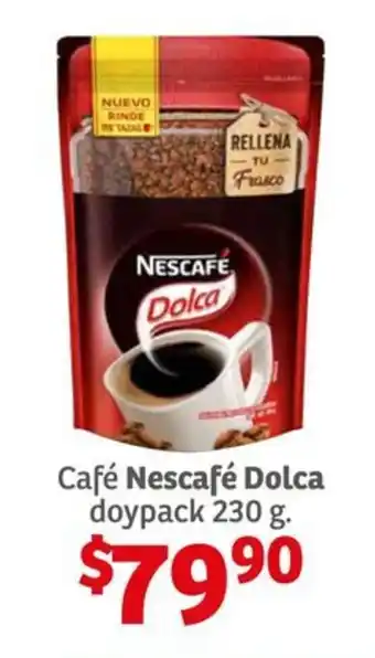 Soriana Híper Café Nescafé Dolca doypack 230 g. oferta