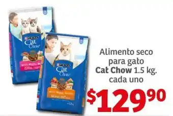 Alimento seco para gato Cat Chow 1.5 kg. cada uno