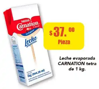Leche Evaporada Carnation Tetra de 1kg
