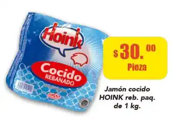 Super Aki Jamón cocido Hoink reb. paq. de 1kg oferta