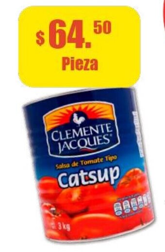 Salsa Catsup Clemente Jacques lata de 3kg