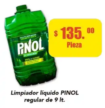 Limpiador Líquido Pinol Regular de 9lt