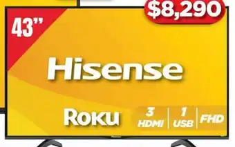Hisense Roku 43"