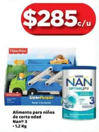 Alimento para Niños de Corta Edad Nan 3 1.2kg
