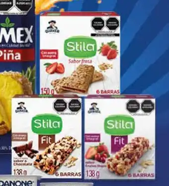 Walmart Barras Quaker Stila Fit 6 pzas oferta