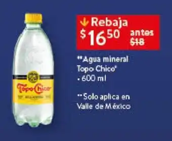 Agua mineral Topo Chico 600 ml