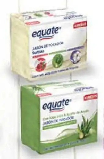 Walmart Jabón de tocador Equate 4 barras de 110 g oferta