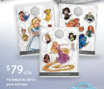Variedad de libros para colorear