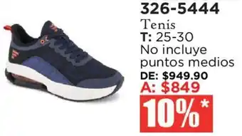 Andrea Tenis 25-30 No incluye puntos medios oferta