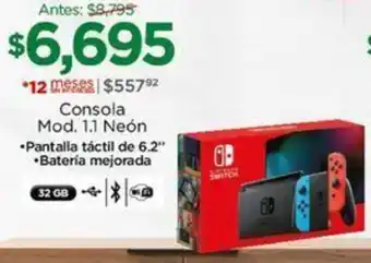 Chedraui Consola Mod. 1.1 Neón oferta