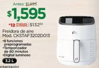Chedraui Freidora de aire oferta