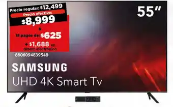 City Club SAMSUNG UHD 4K Smart TV 55" oferta