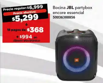 City Club Bocina JBL partybox encore essencial oferta