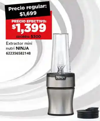 City Club Extractor mini nutri NINJA oferta