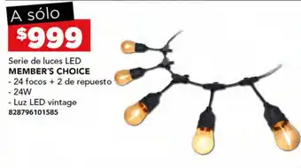 Serie de luces LED MEMBER'S CHOICE