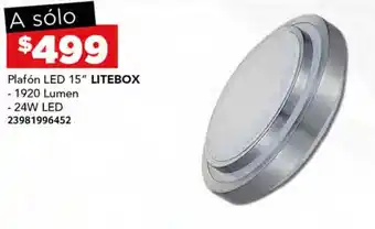 City Club Plafón LED 15" LITEBOX oferta